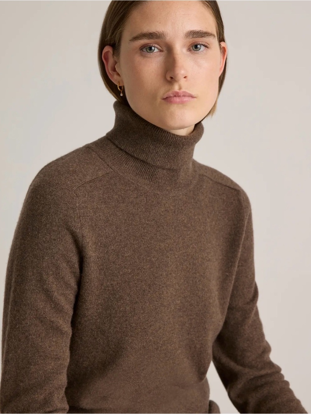 Quince Mongolian Cashmere Turtleneck Sweater Size XL